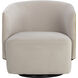 Sarina Meg Taupe / Meg Gold Swivel Lounge Chair, Swivel